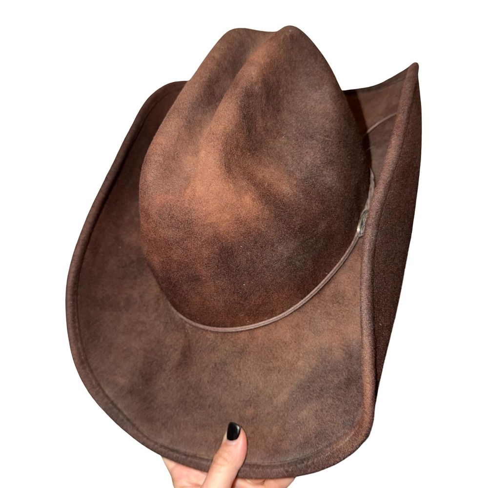 Toby Keith Handmade Headwear by SCALA brown cowboy hat S/M